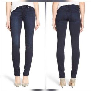 PAIGE Women Jeans Skyline Skinny Low Rise 0248521-3438 Stretch Blue Size 27